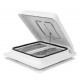 Claraboia 40x40 turbo vent com termostato branca Fiamma