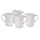 Conjunto Canecas Clasic White 4pc