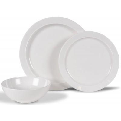 Conjunto Louça Classic White/Branco 12pc