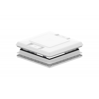 Claraboia Vent Fiamma Branca 50x50cm